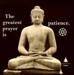 bouddha patience accomplir de grandes choses